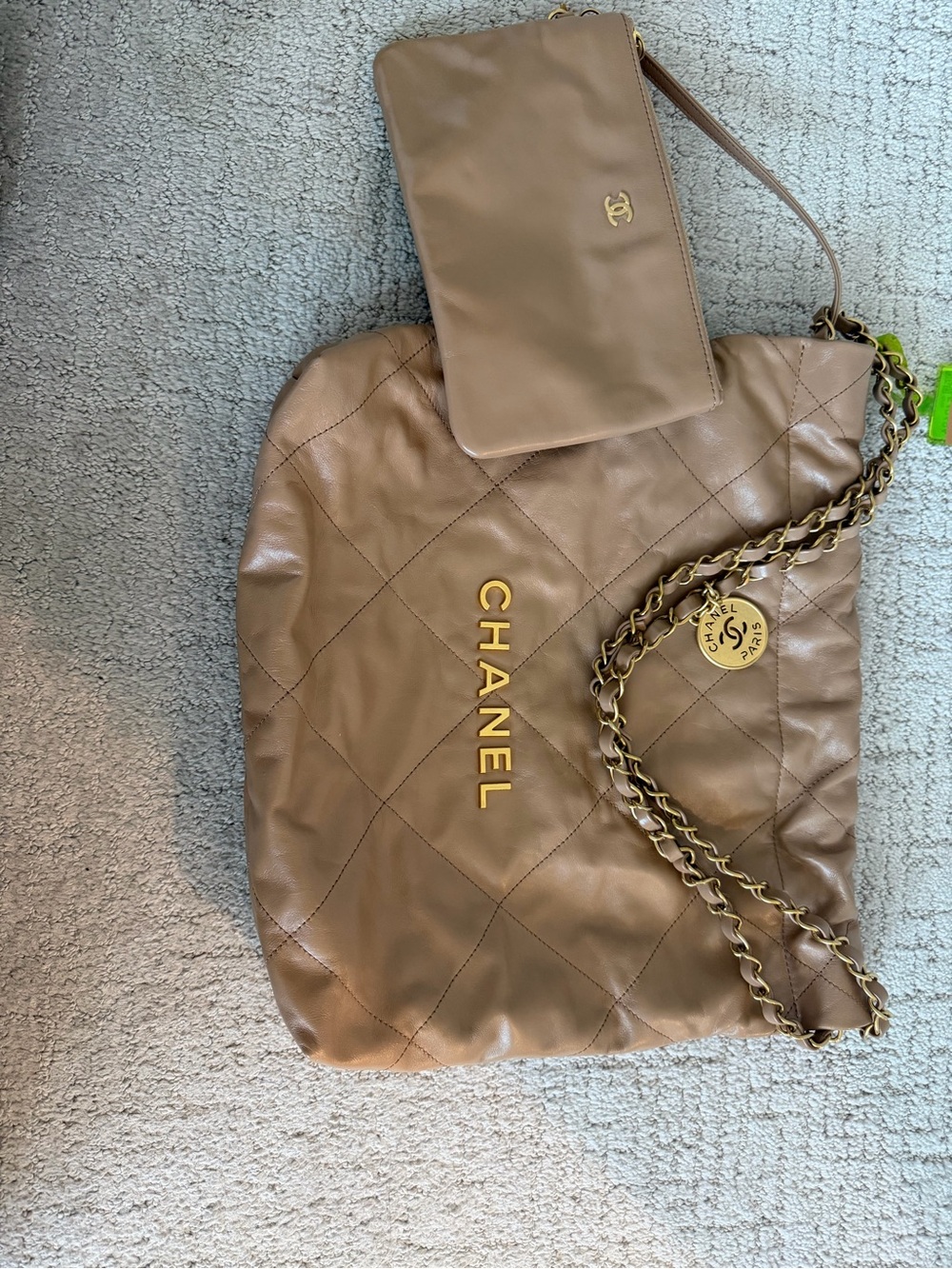 Chanel 22 small hobo tote